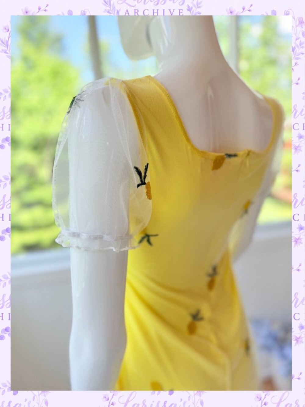 Sugar Thrillz by Dolls Kill I Got The Juice Embroidered Babydoll Dress | Size XS - Picture 5 of 16
